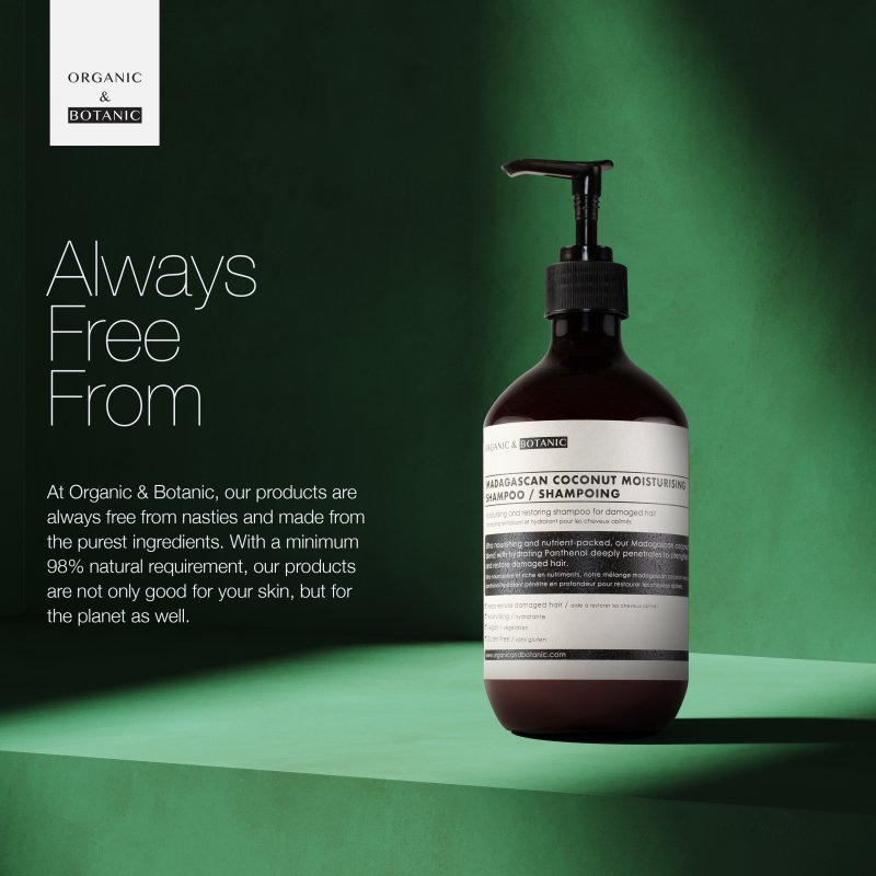 Madagascan Coconut Moisturising Shampoo 500ml - skinChemists
