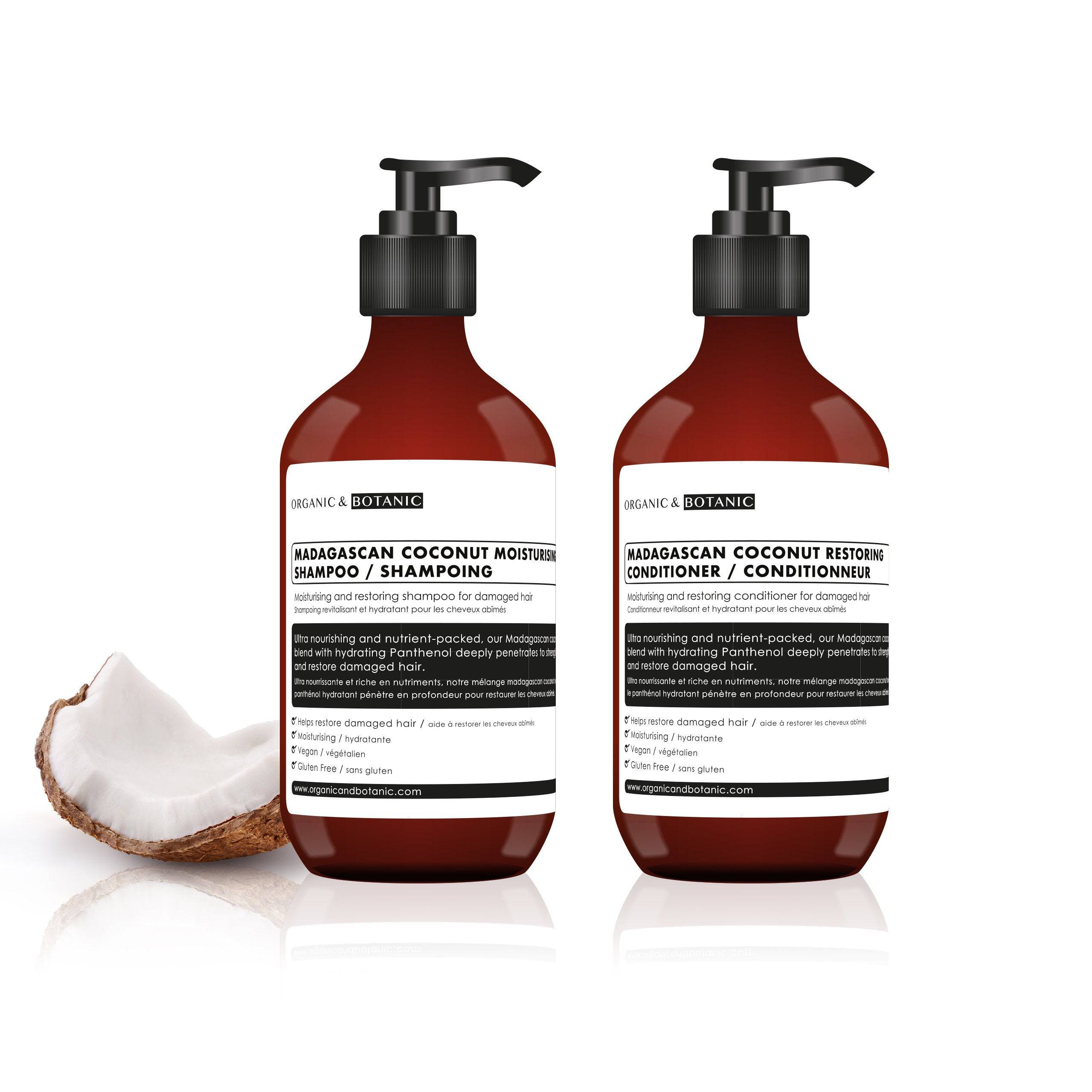 Madagascan Coconut Nourishing Shampoo & Conditioner Kit - skinChemists