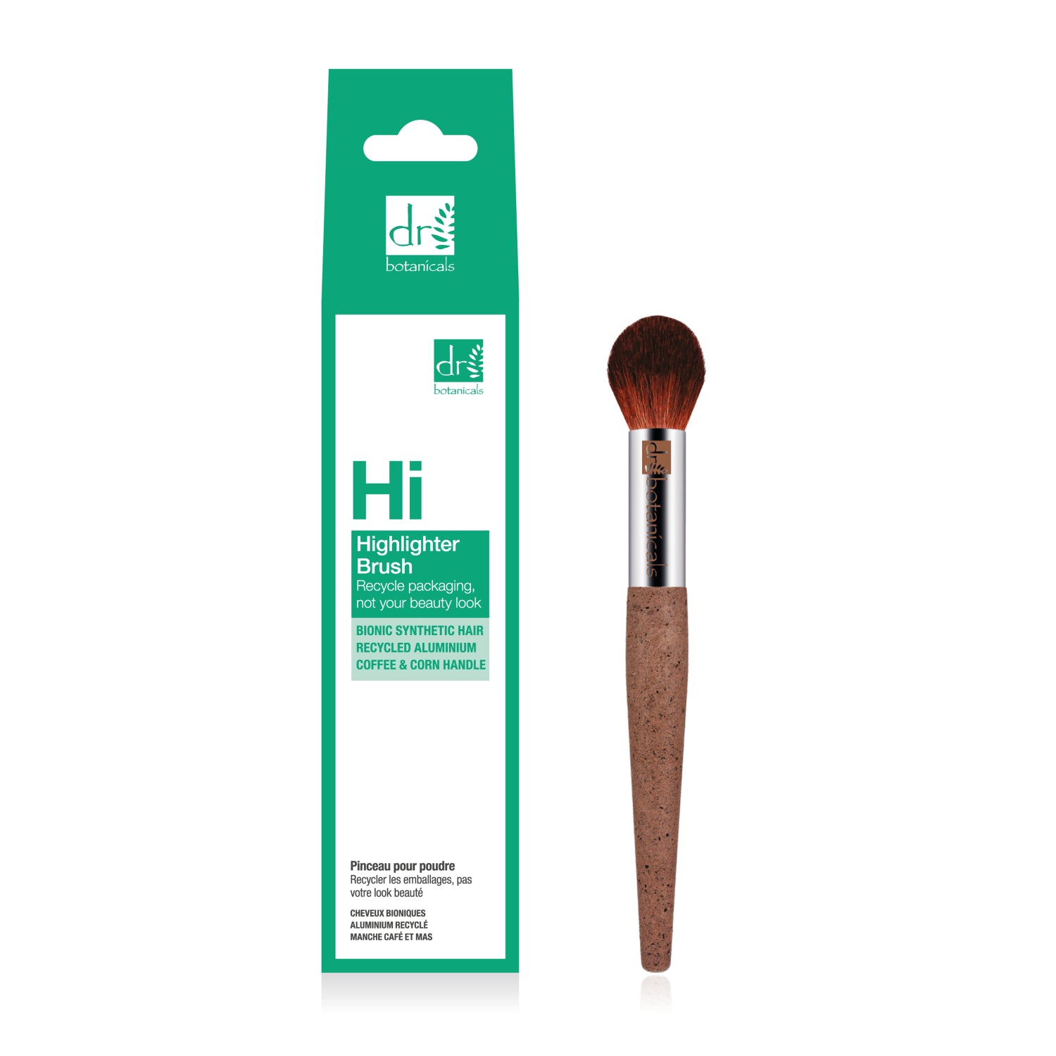 Dr Botanicals Coffee Ground Illuminating Brush Twin Value Savings Pack - skinChemists