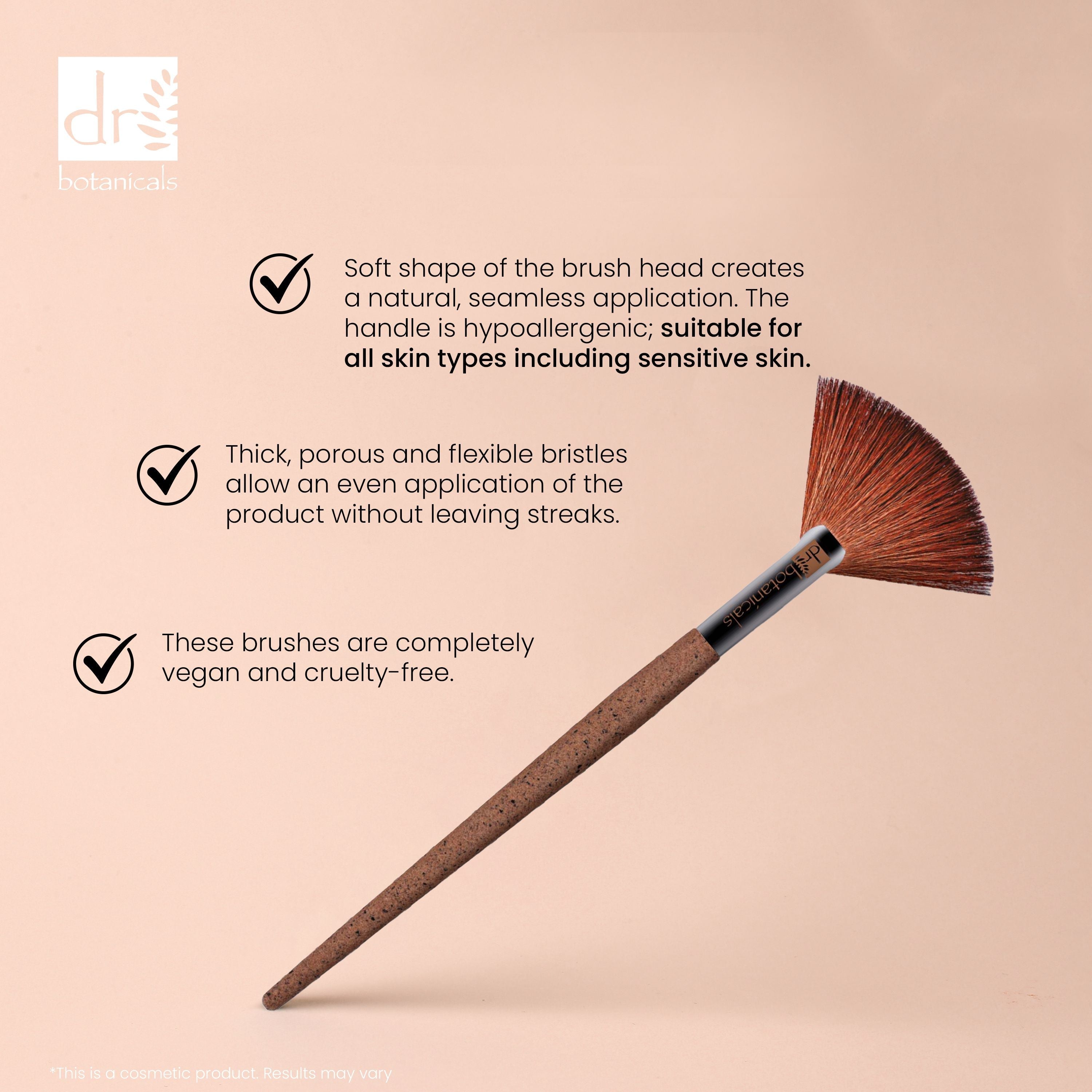 Dr Botanicals Coffee Ground Fan Brush Twin Value Savings Pack - skinChemists