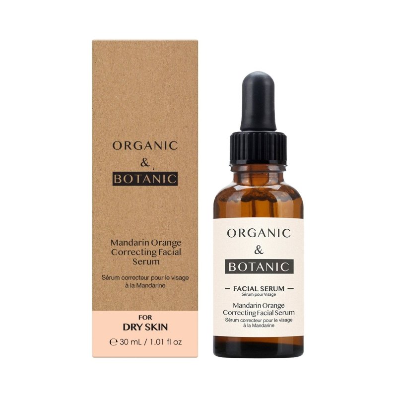 Mandarin Orange Correcting Facial Serum - 30ml - Brightening & Hydrating with Vitamin C, Aloe Vera, & Sea Buckthorn for Radiant, Even-Toned Skin - skinChemists
