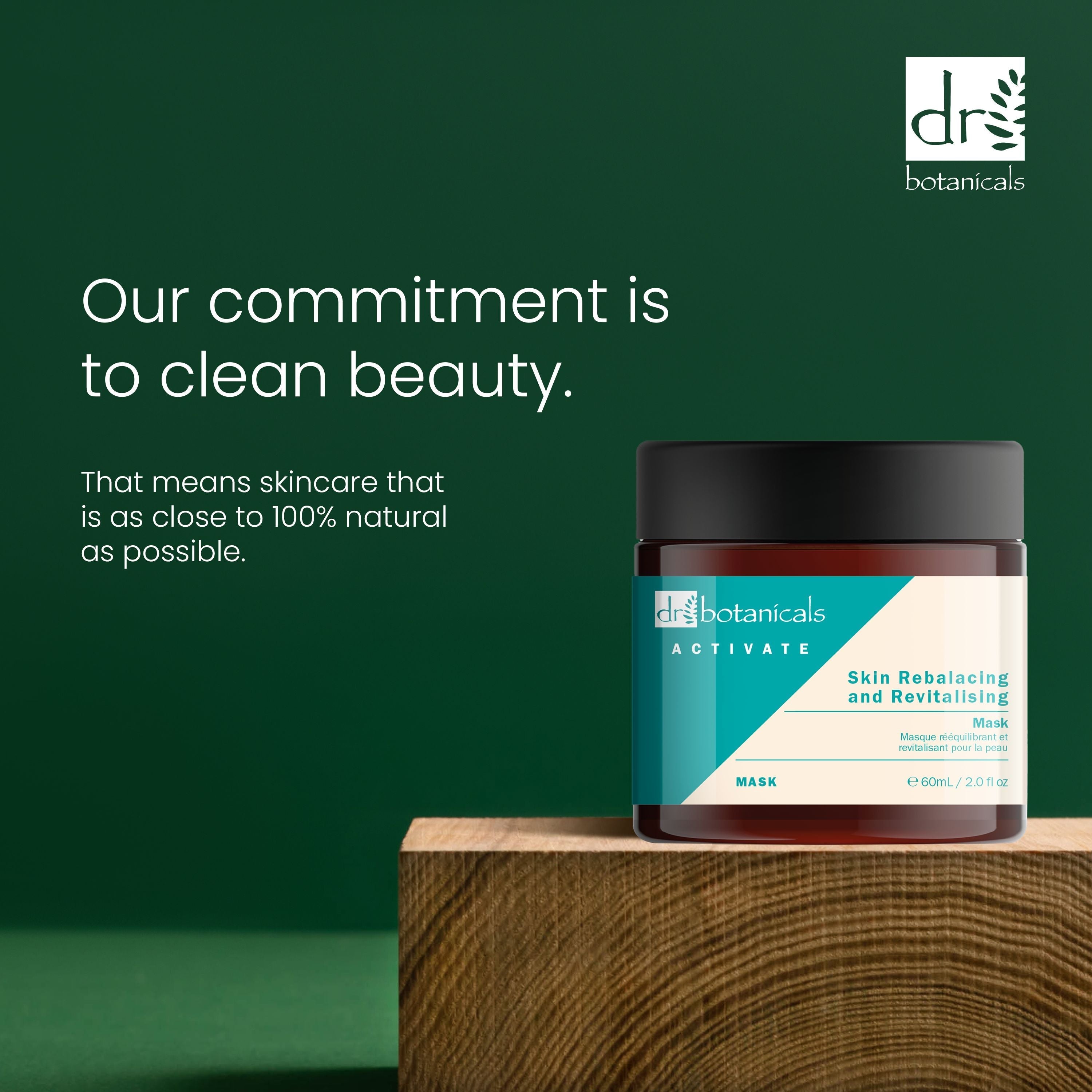 Dr Botanicals Activate Skin Rebalancing & Revitalising Mask 60ml Twin Value Savings Pack - skinChemists