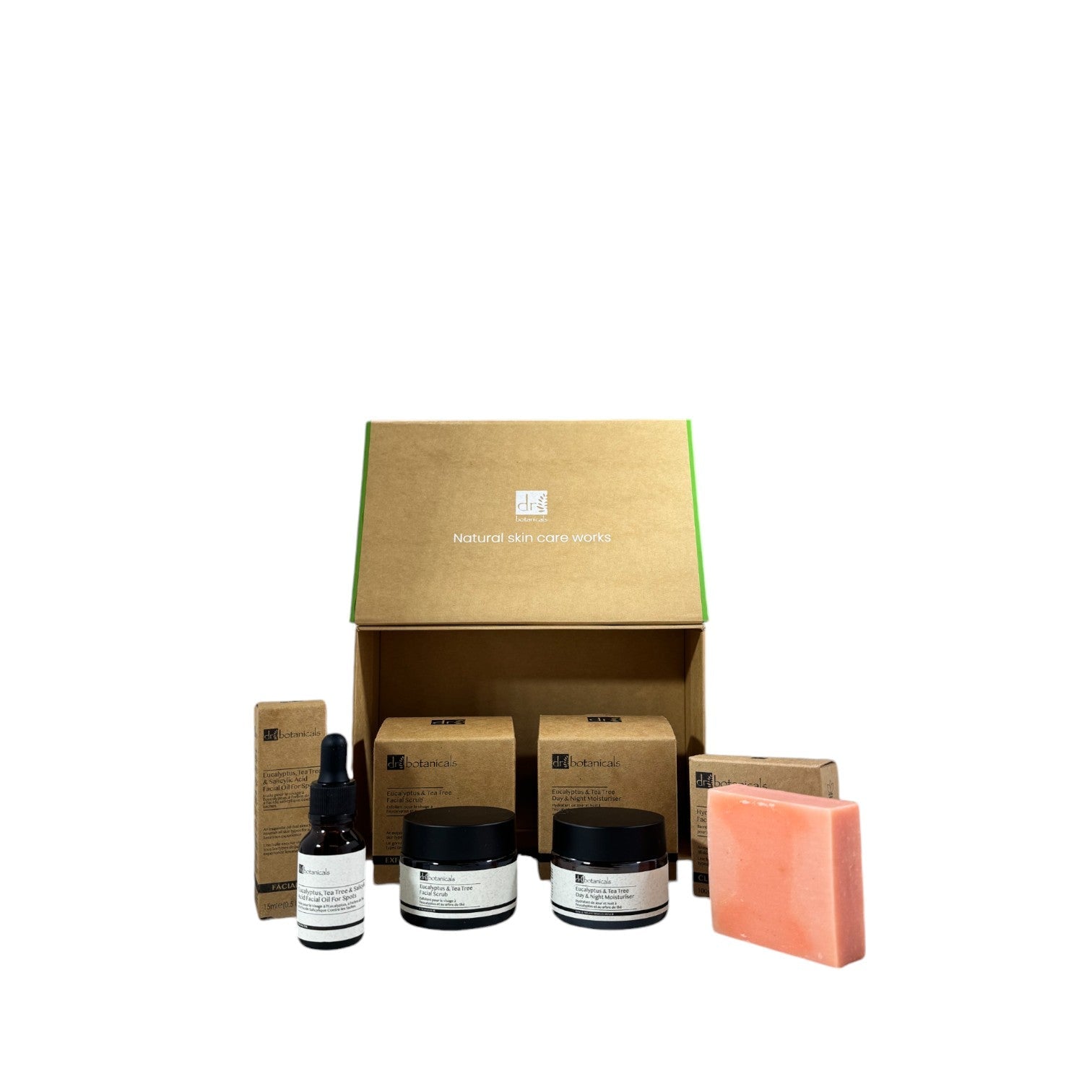 Dr Botanicals Anti-Ageing Eucalyptus & Tea Tree Skincare Christmas Gift Set - skinChemists