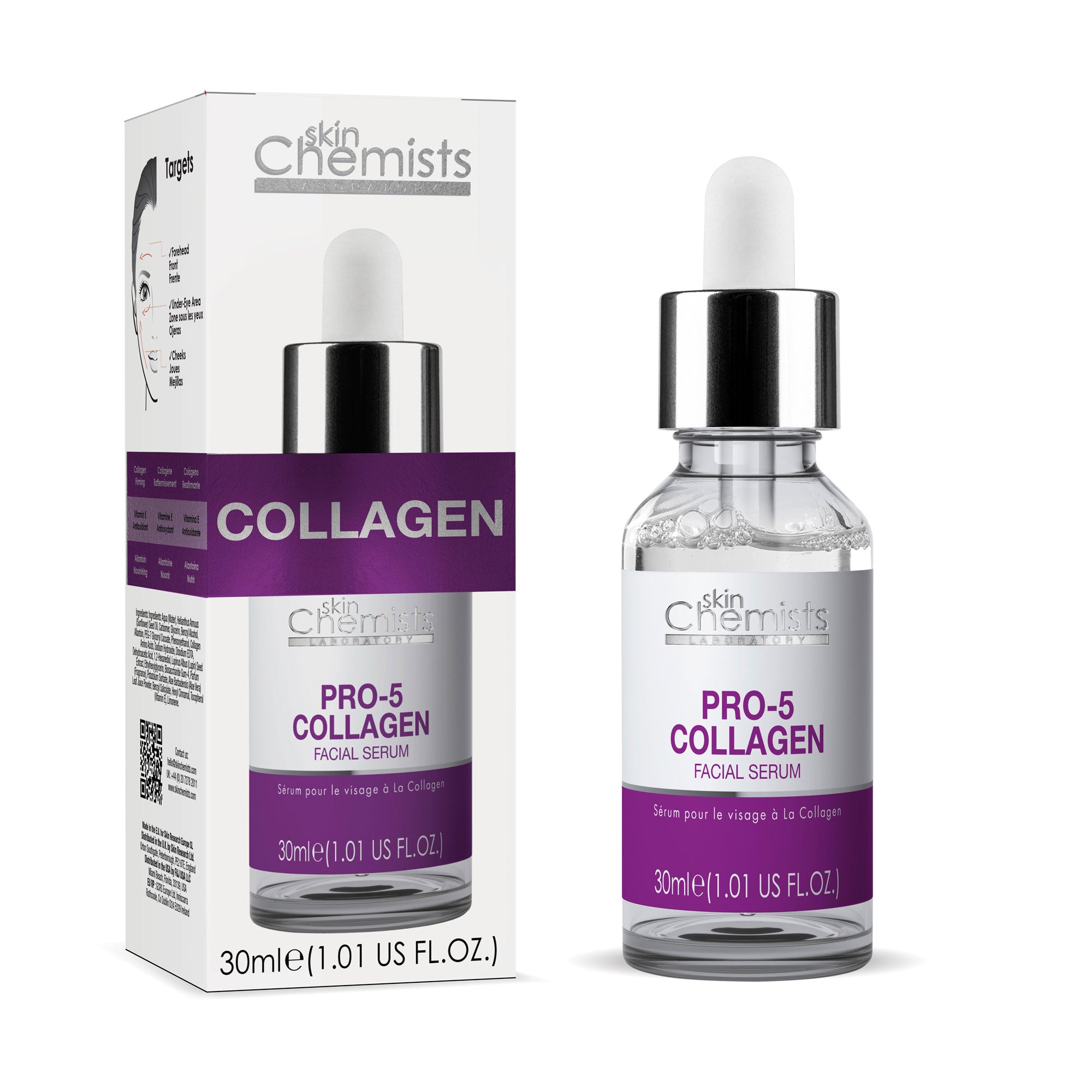 skinChemists Pro-Collagen 5 Facial Serum 30ml - skinChemists