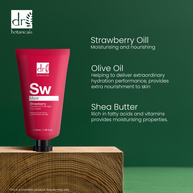 Strawberry Overnight Face Mask 50ml - skinChemists