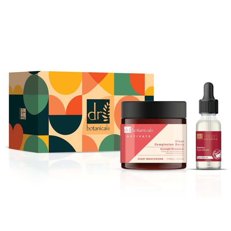 Vegan Collagen Eye Serum & Berry Overnight Moisturiser - skinChemists